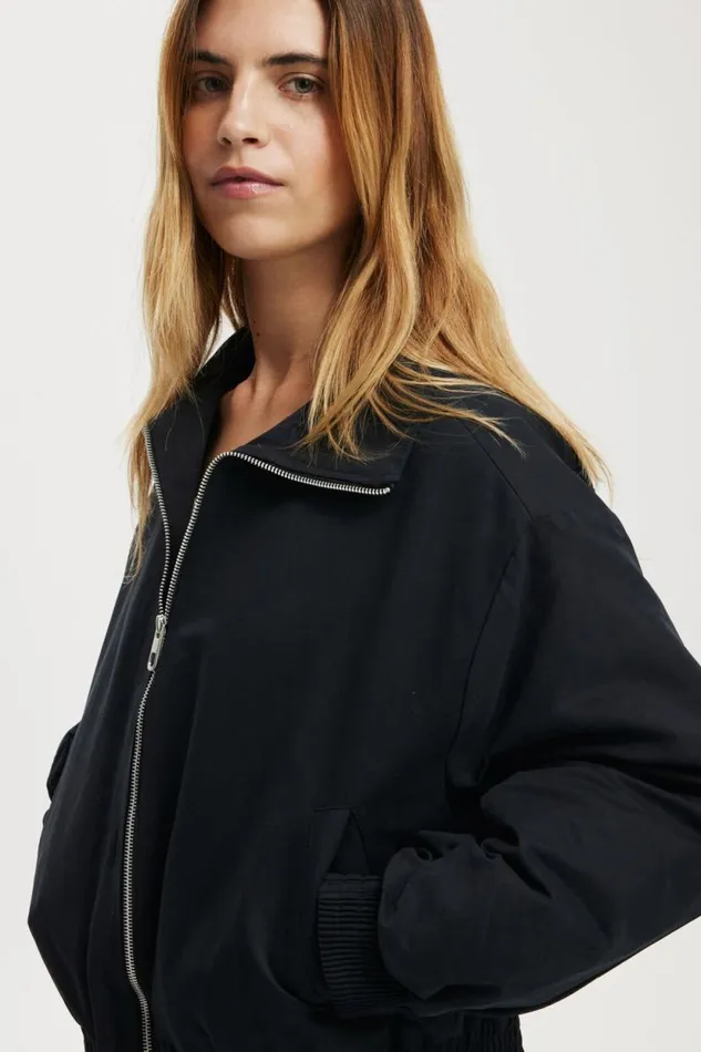 Scout Collared Bomber Jacket Midnight Women Cotton On Jackets