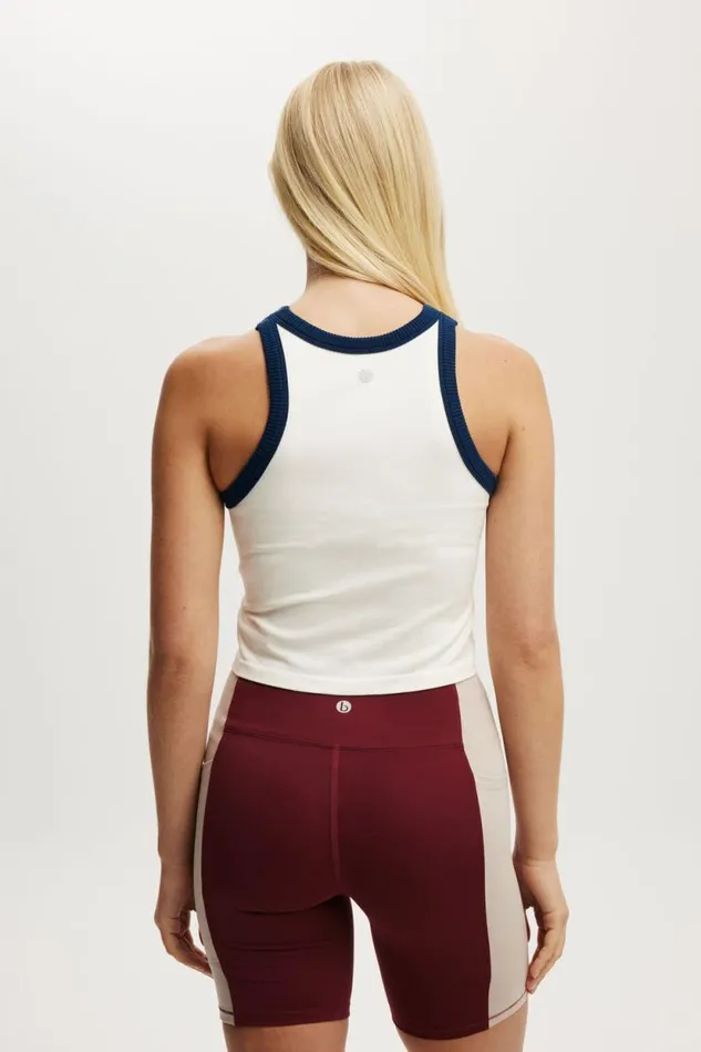 Seamless Ringer Tank Coconut Milkdark Water Women Cotton On Tops