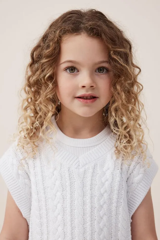 Selena Tennis Vest Whitein The Navy Stripe Girls Cotton On Jackets and Sweaters Selena Tennis Vest Whitein The Navy Stripe Girls Cotton On Jackets and Sweaters