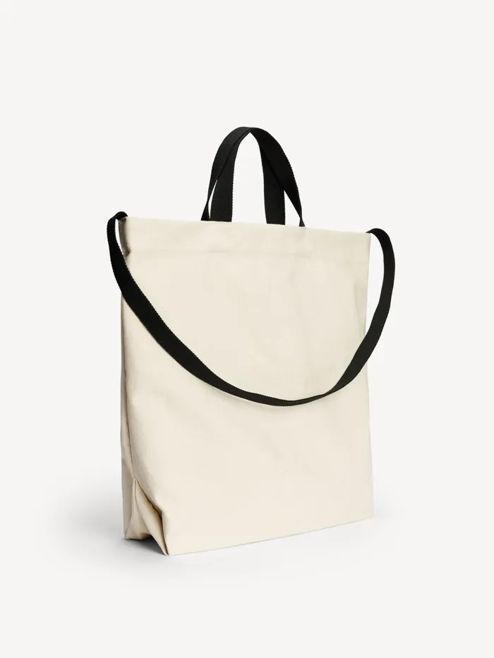 Shayan Organic Cotton Tote Bag Soft White Women By Malene Birger Bags