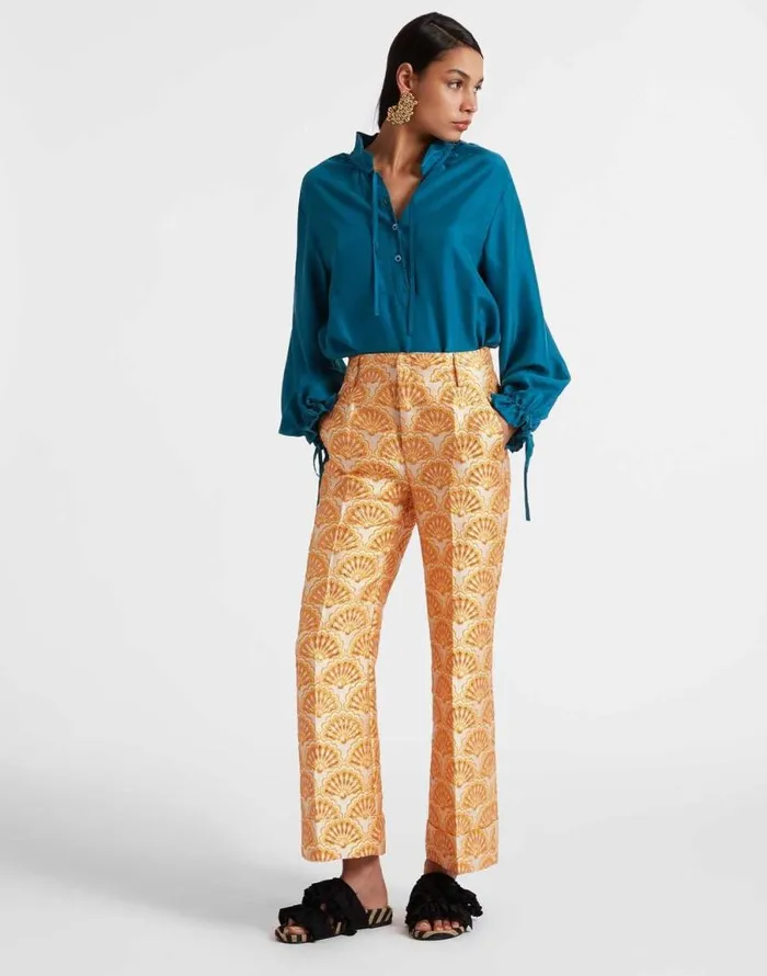 Shirt And Sassy Solid Blue Petrol Women La Double J Shirts and Tops Shirt And Sassy Solid Blue Petrol Women La Double J Shirts and Tops