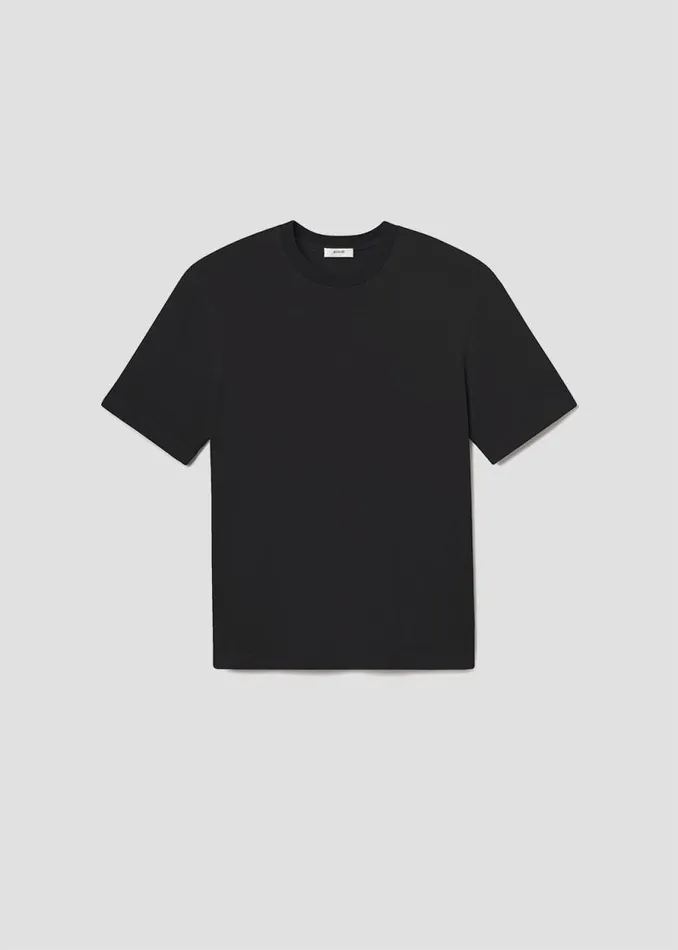 Shirts Men Agolde Asha Mock Neck Tee In Black