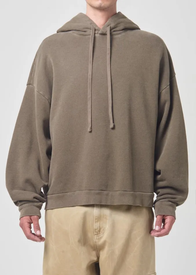 Shirts Men Agolde Salford Hoodie In Shade