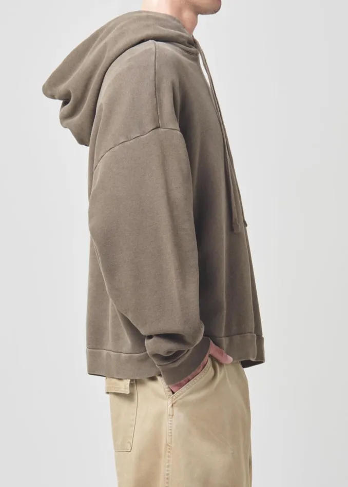Shirts Men Agolde Salford Hoodie In Shade