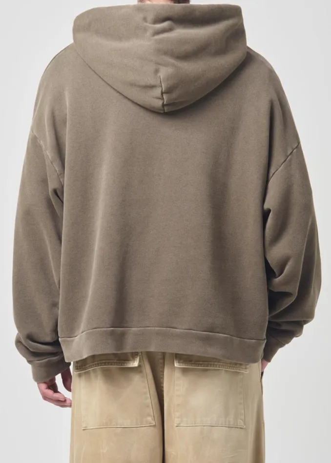 Shirts Men Agolde Salford Hoodie In Shade