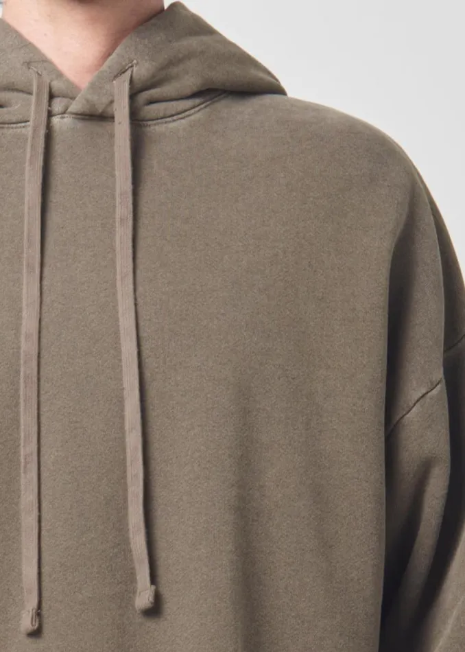Shirts Men Agolde Salford Hoodie In Shade