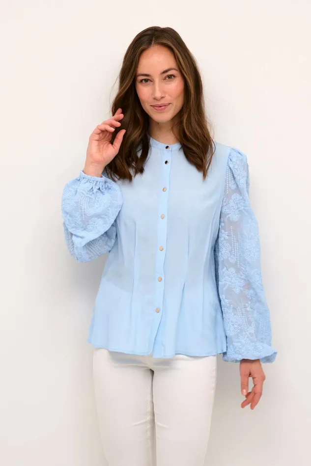 Shirts Women CULTURE CUasmine Shirt Cashmere Blue