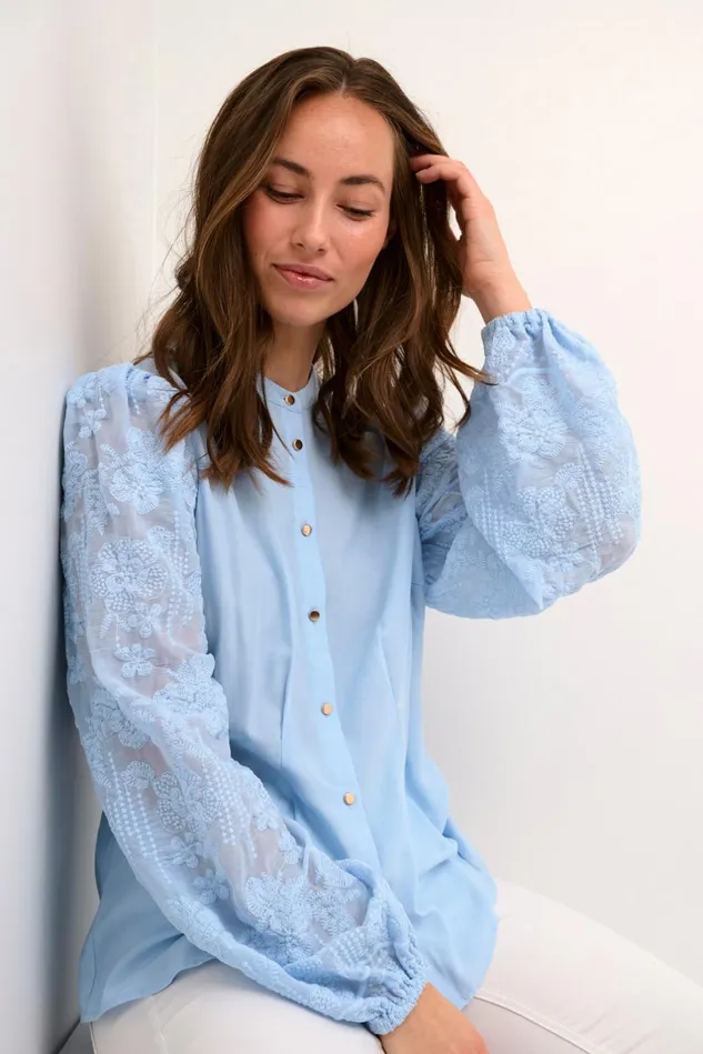 Shirts Women CULTURE CUasmine Shirt Cashmere Blue