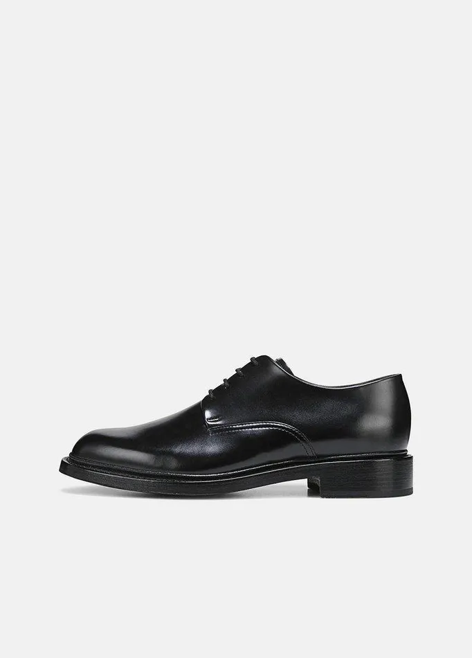 Shoes Men Vince Davies Leather Oxford Black