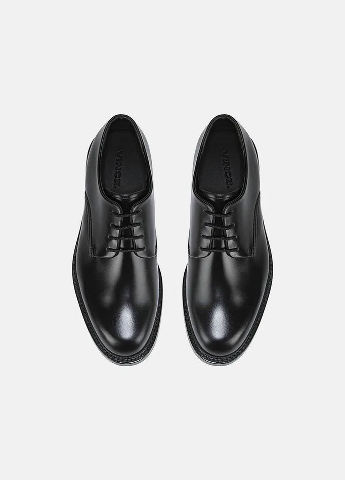 Shoes Men Vince Davies Leather Oxford Black Shoes Men Vince Davies Leather Oxford Black
