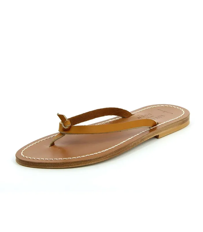Shoes Women DEN DEN and KJacques Baie Sandal Tan
