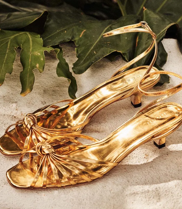 Shoes Women DEN Hepburn Heel Gold