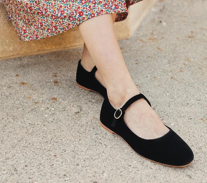 Shoes Women DEN Mary Jane Slipper Black Shoes Women DEN Mary Jane Slipper Black