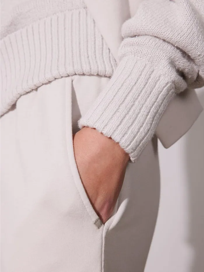 Shop Brochu Walker Bottoms The Penn Terry Pant Oyster