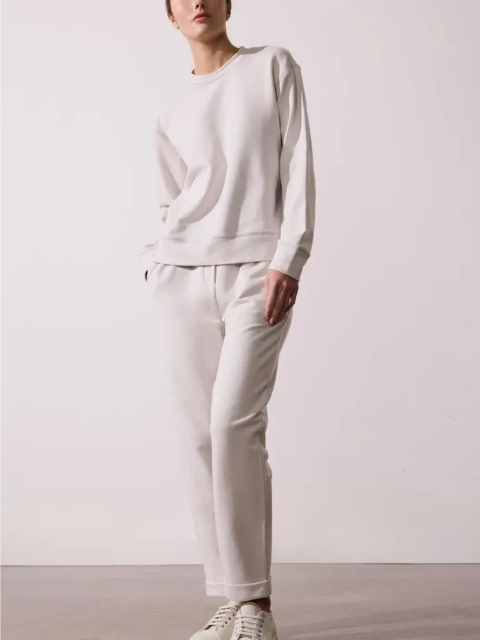 Shop Brochu Walker Bottoms The Penn Terry Pant Oyster