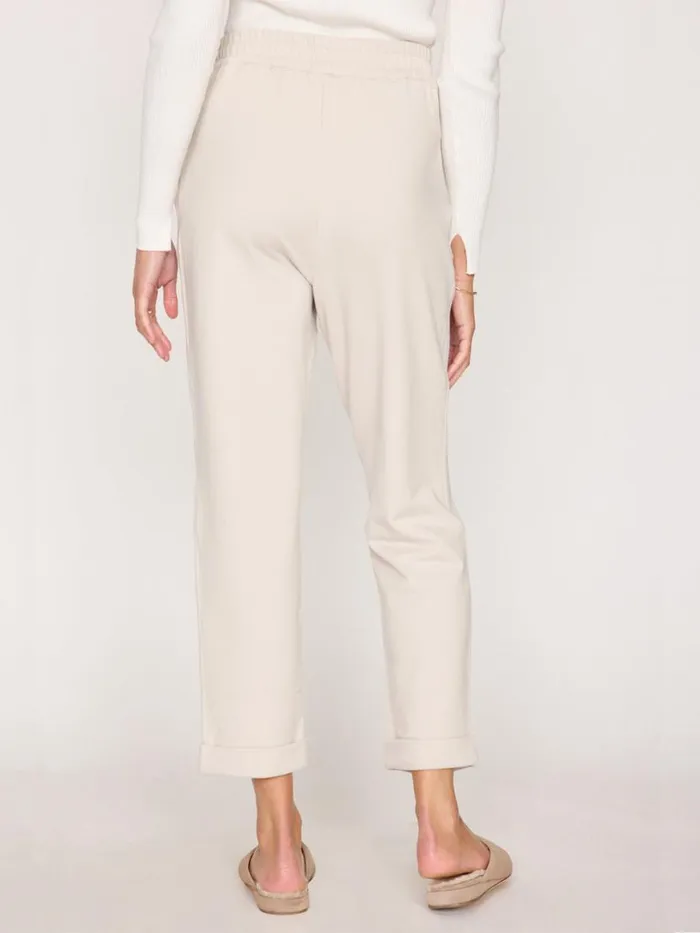 Shop Brochu Walker Bottoms The Penn Terry Pant Oyster