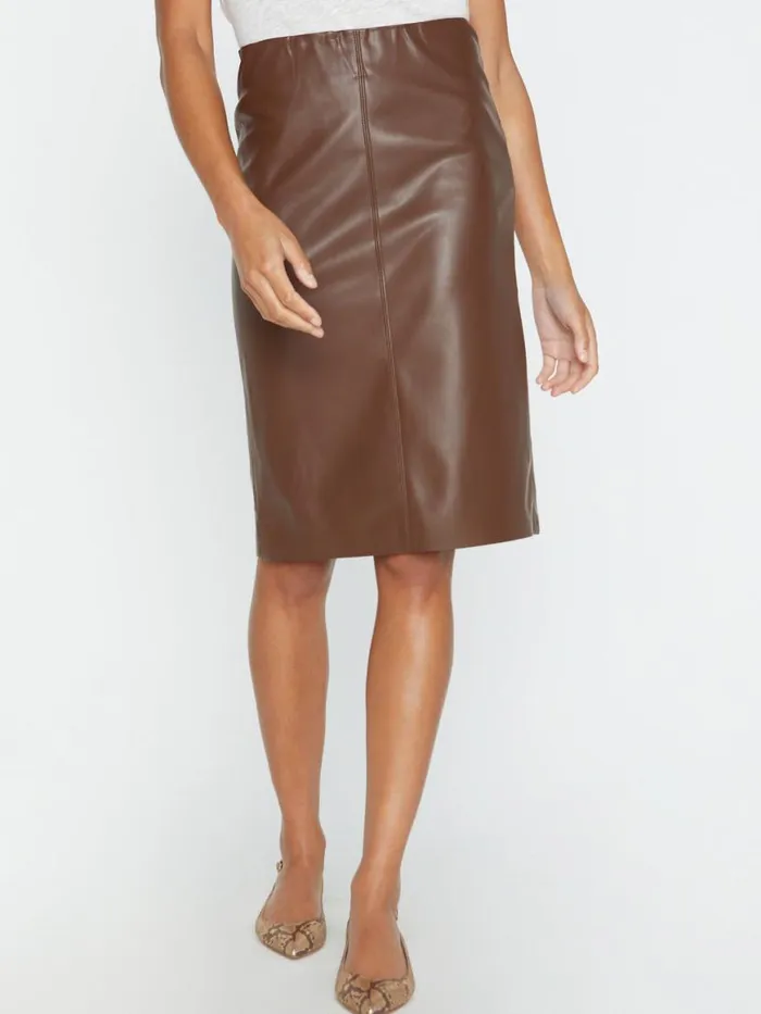 Shop Brochu Walker Bottoms The River Skirt Char Brown