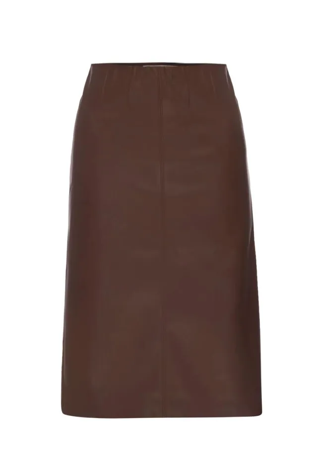 Shop Brochu Walker Bottoms The River Skirt Char Brown