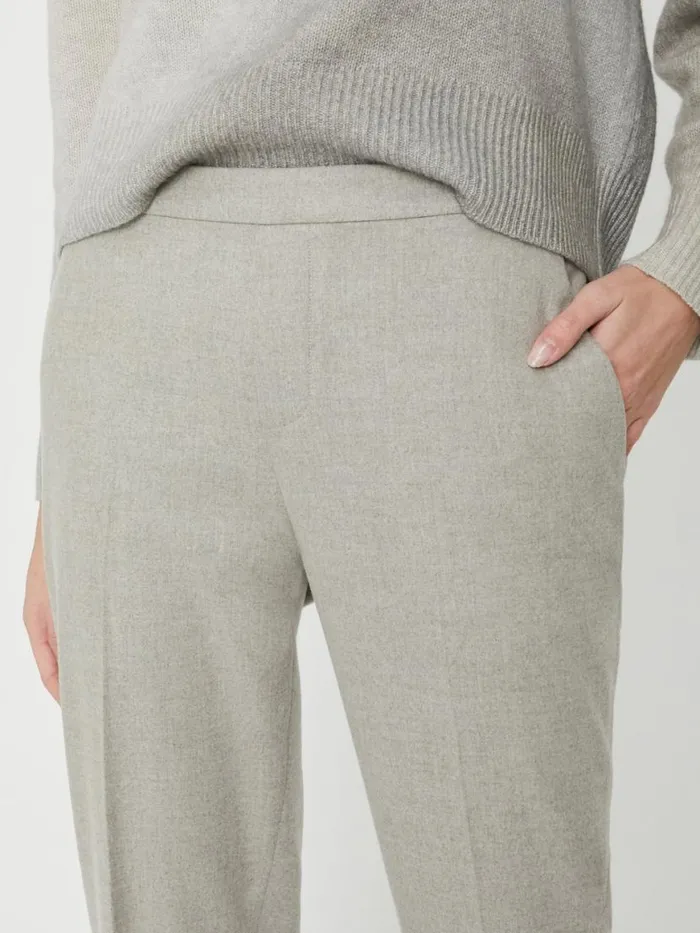 Shop Brochu Walker Bottoms The Westport Brushed Pant Whisper Melange