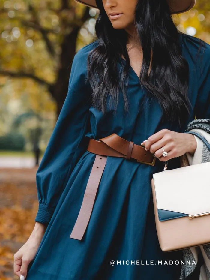Shop Brochu Walker Dresses The Amaia Dress Navy