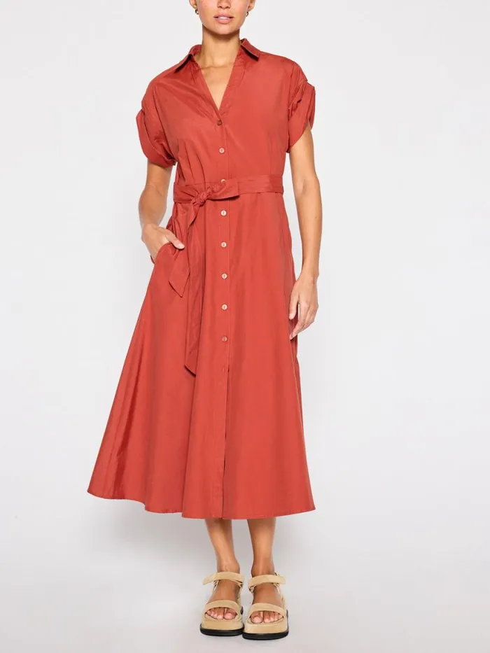 Shop Brochu Walker Dresses The Fia Belted Dress Tuscany