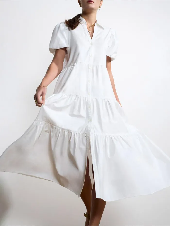Shop Brochu Walker Dresses The Havana Dress Ivory