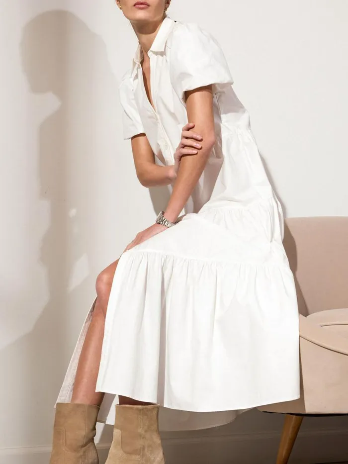 Shop Brochu Walker Dresses The Havana Dress Ivory