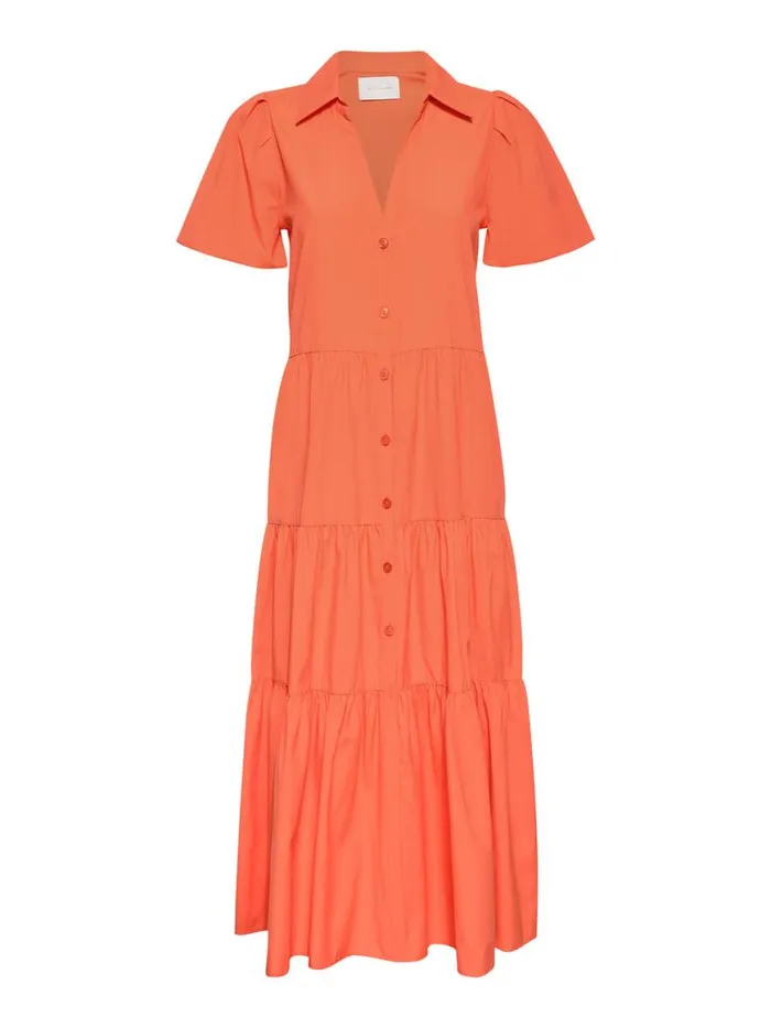 Shop Brochu Walker Dresses The Havana Dress Tangerine