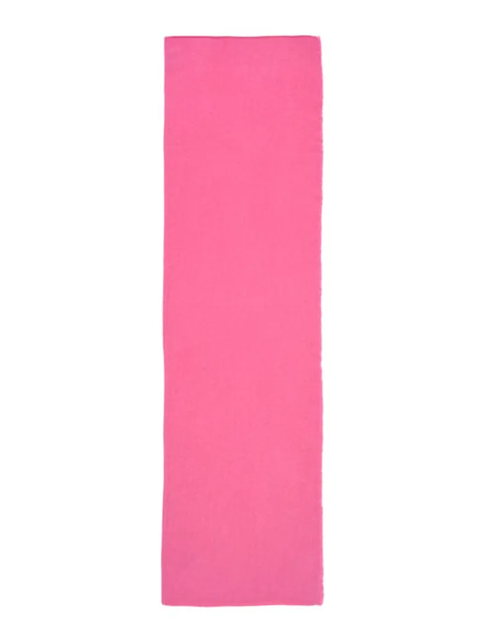 Shop Brochu Walker Scarves and Gloves The Cashmere Fringe Wrap Aster Pink