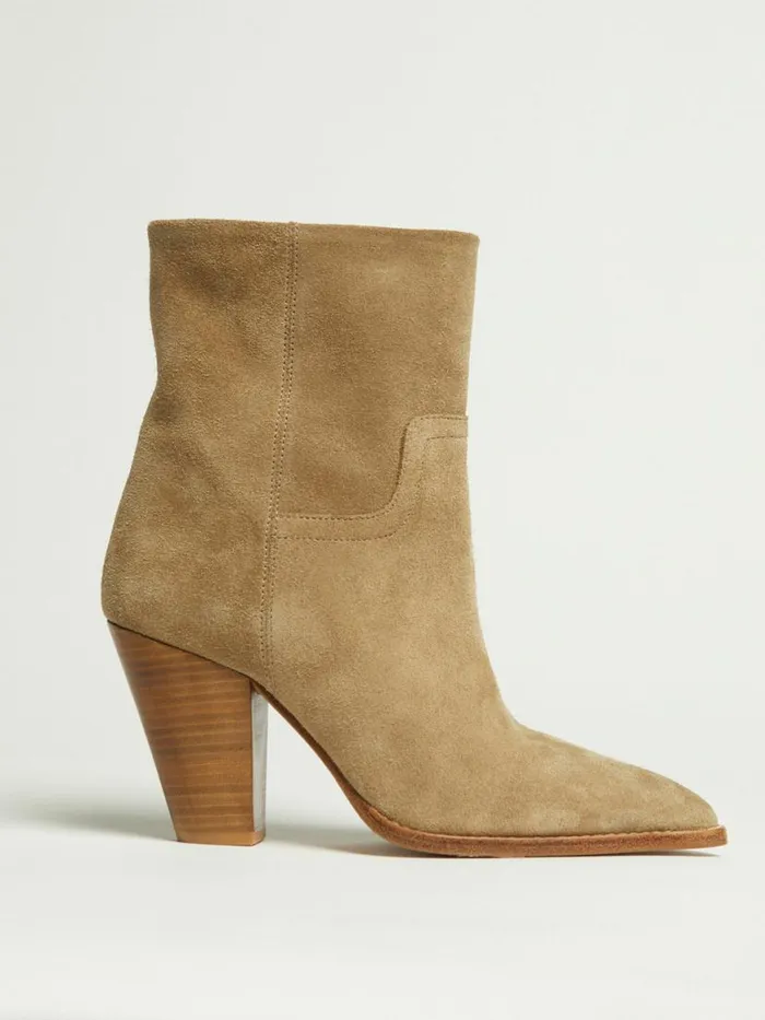 Shop Brochu Walker Shoes The Marfa Suede Ankle Boot Antler