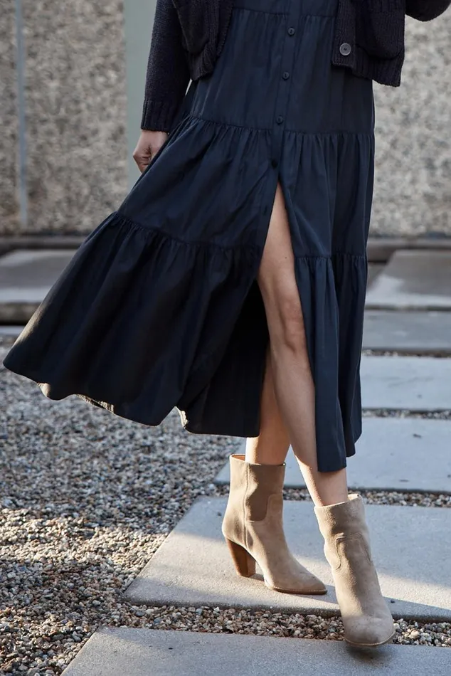 Shop Brochu Walker Shoes The Marfa Suede Ankle Boot Antler