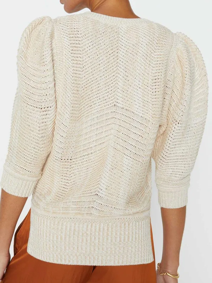Shop Brochu Walker Sweaters The Arya Vee Sweater Havana Marl