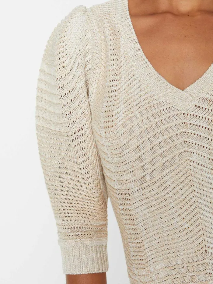 Shop Brochu Walker Sweaters The Arya Vee Sweater Havana Marl