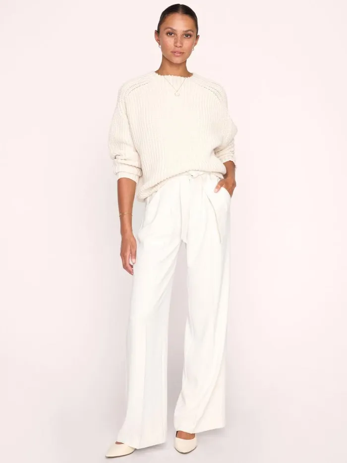 Shop Brochu Walker Sweaters The Beckett Pullover Sweater Ecru