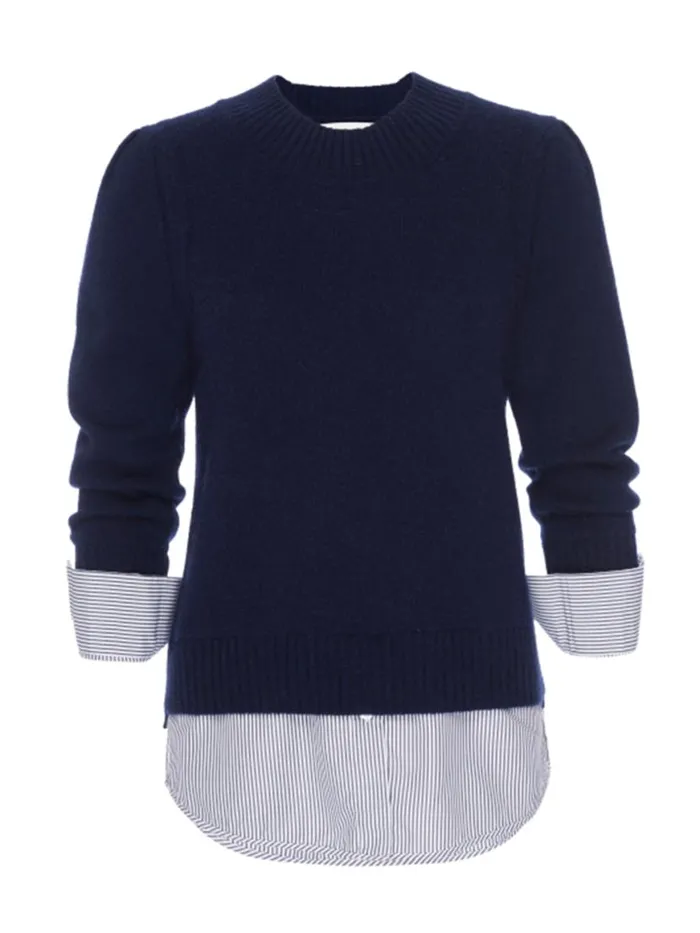 Shop Brochu Walker Sweaters The Eton Layered Crew Looker Sizeoption1 Option2 output Sizeoption2if output documentqueryselector