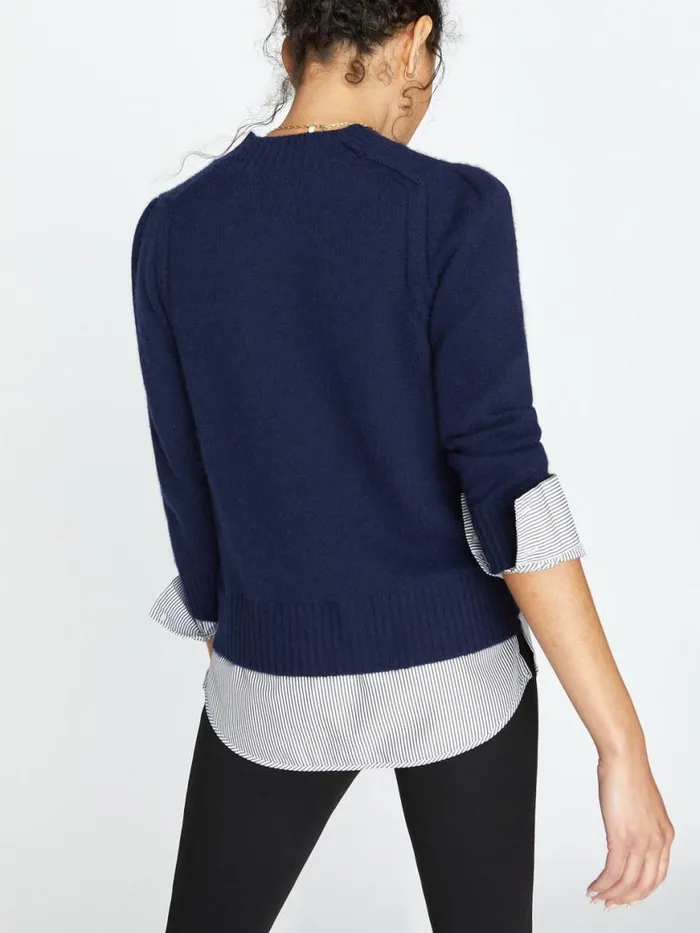 Shop Brochu Walker Sweaters The Eton Layered Crew Looker Sizeoption1 Option2 output Sizeoption2if output documentqueryselector