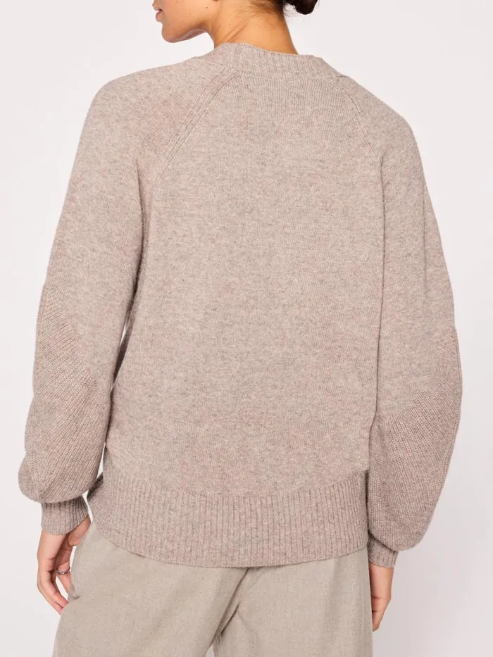 Shop Brochu Walker Sweaters The Malia Pullover Sweater Otter Melange