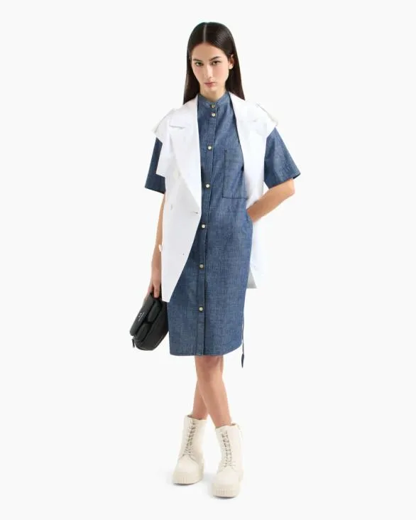 Short Dresses Blue Women Armani Dresses And Jumpsuits Short Dresses Blue Women Armani Dresses And Jumpsuits