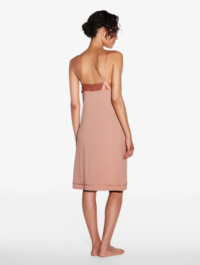 Short Nightdress In Blush Clay Sleepwear La Perla Slips and Dresses