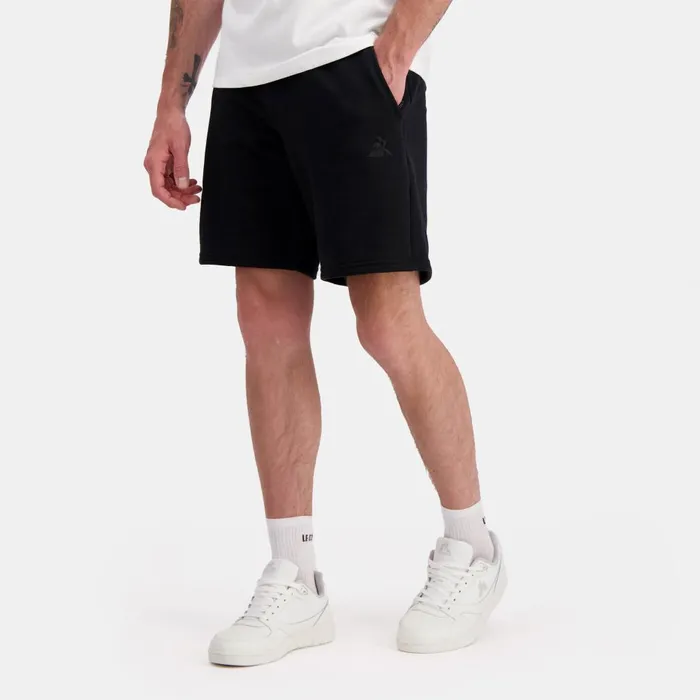 Shorts Men Le Coq Sportif Ton Sur Ton Shorts Black