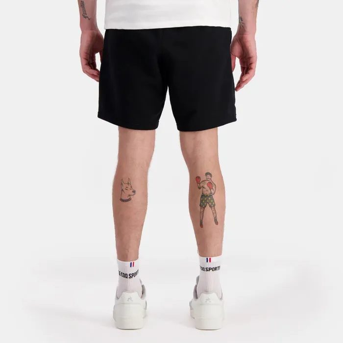 Shorts Men Le Coq Sportif Ton Sur Ton Shorts Black