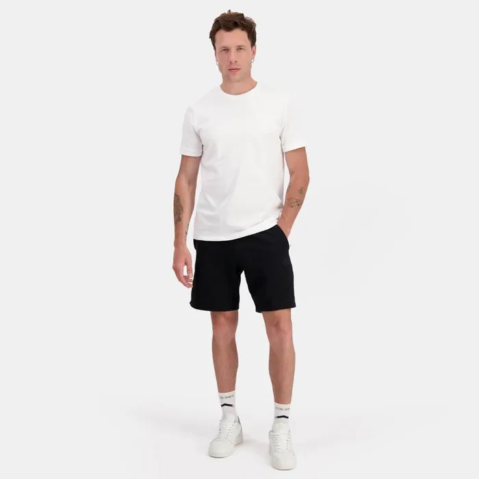 Shorts Men Le Coq Sportif Ton Sur Ton Shorts Black