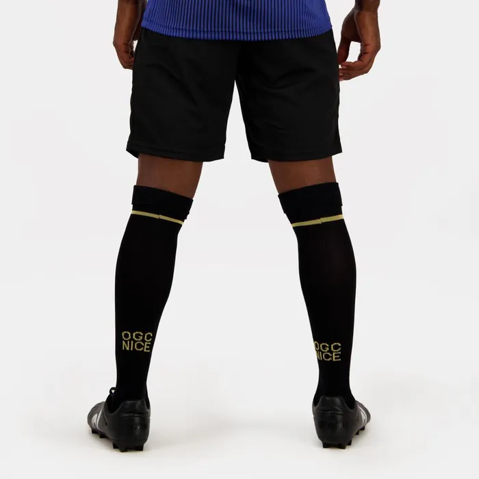 Shorts MenWomen Le Coq Sportif OGC Nice 8211 Match Outfit Shorts Black