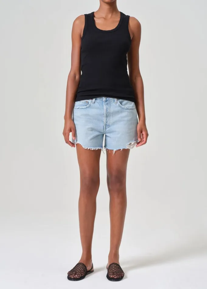 Shorts Women Agolde Parker Long Short In Twister