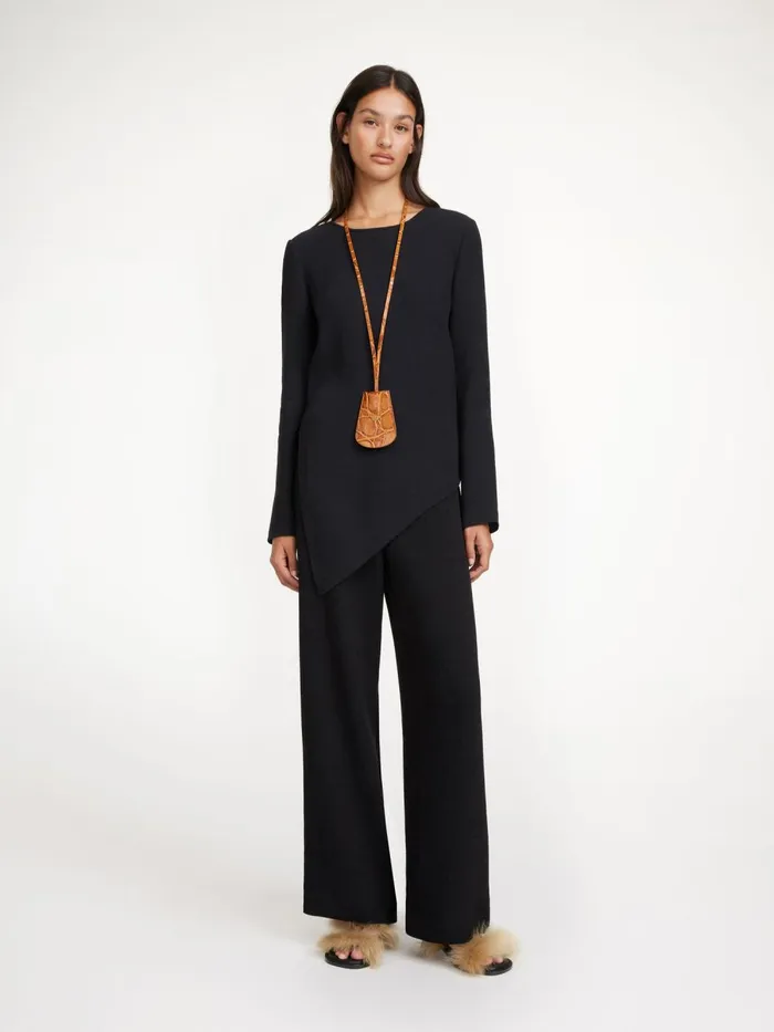 Siimone Blouse Black Women By Malene Birger Tops and Blouses