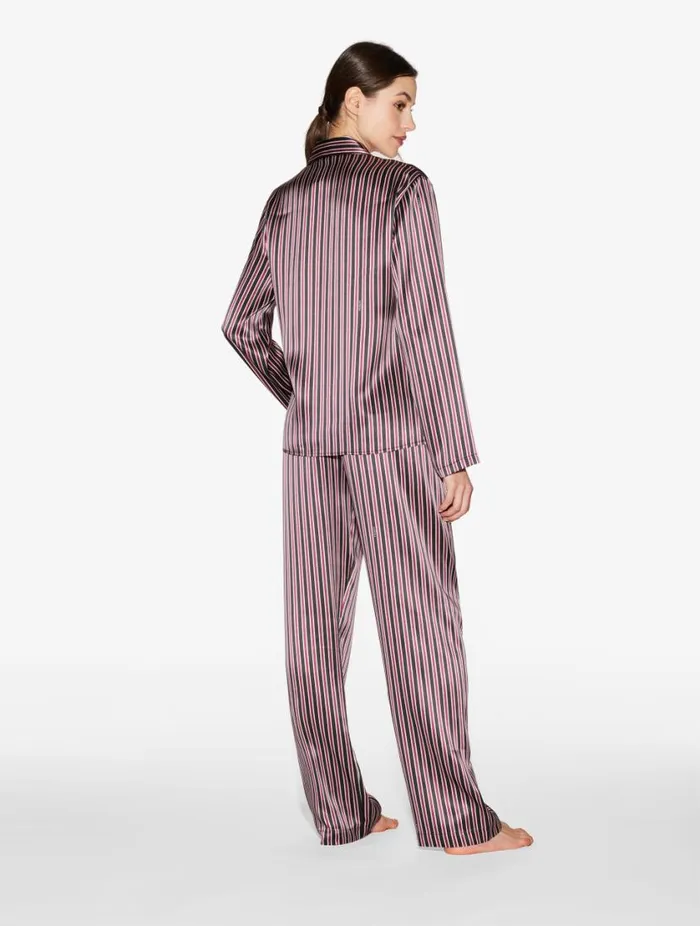 Silk Striped Pajama Set Sleepwear La Perla Pajamas
