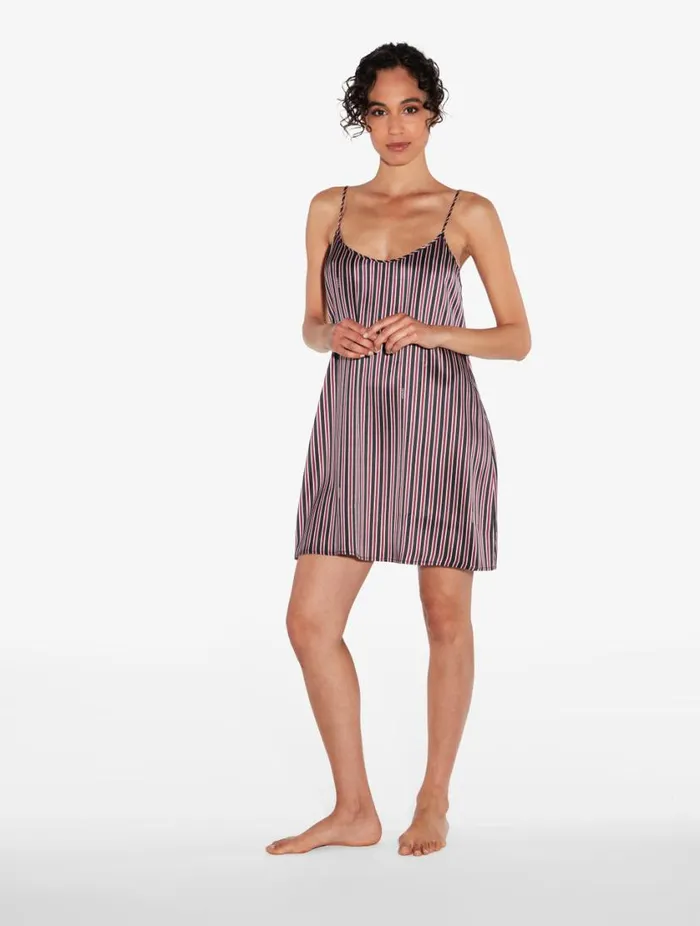 Silk Striped Short Slip Sleepwear La Perla Pajamas