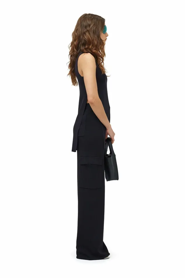 Simon Miller Bottoms Women Knits By Cargo Jabber Pant Black