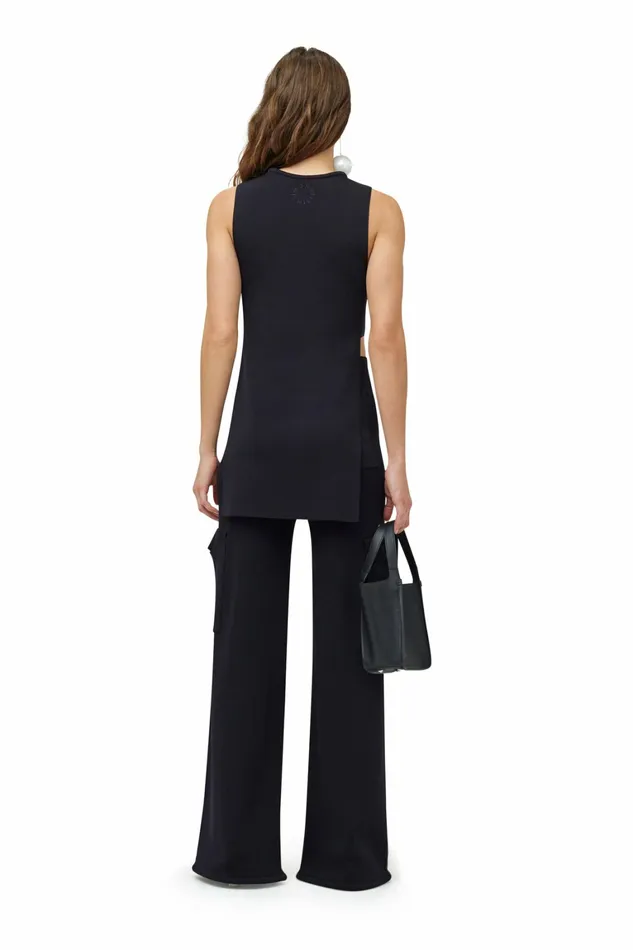 Simon Miller Bottoms Women Knits By Cargo Jabber Pant Black Simon Miller Bottoms Women Knits By Cargo Jabber Pant Black