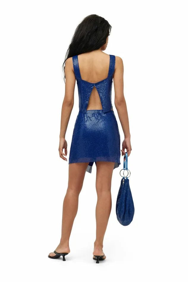 Simon Miller Bottoms Women Vela Skirt University Blue Simon Miller Bottoms Women Vela Skirt University Blue